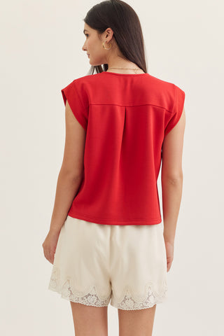 Lydia Red Top