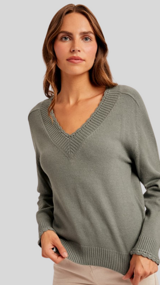 Aurora Sage Sweater