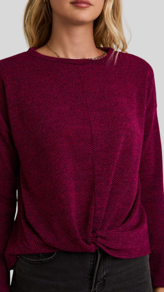 Cora Magenta Top