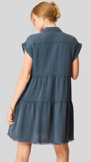 Lila Navy Dress