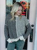 Amie Natural/Black Stripe Sweater