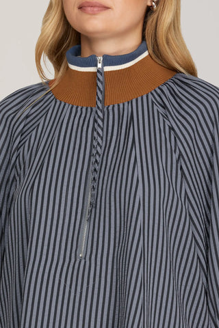 Lindy Navy Stripe Top