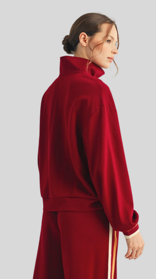 Maggie Burgundy Pullover