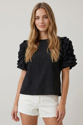 Melanie Black Top
