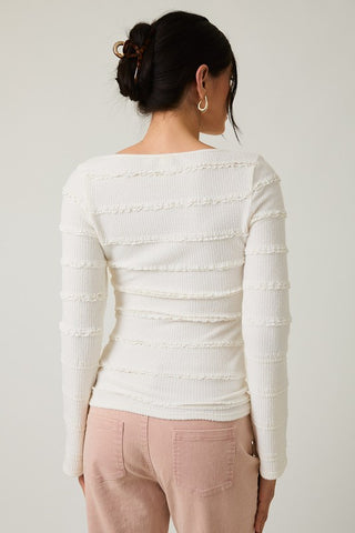 April White Lace Top