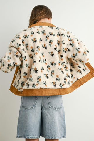 Hillary Cream Floral Jacket