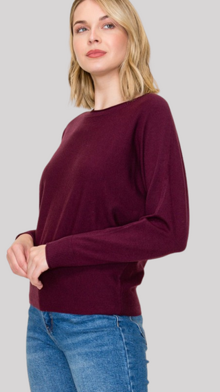 Morgan Plum Sweater