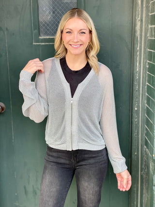 Nova Silver Cardigan