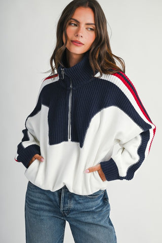 Hunter White Varsity Pullover