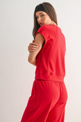 Maya Red Sweatshirt