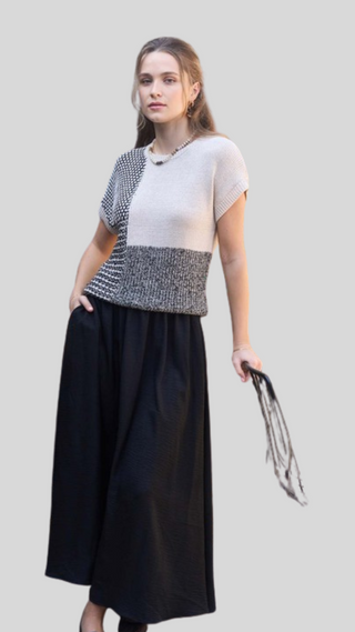 Marley Taupe/Black Sweater
