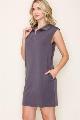 Reagan Gunmetal Dress