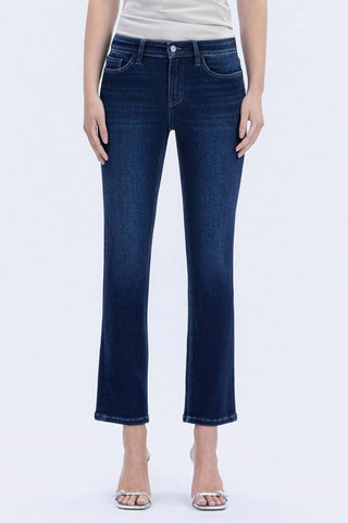 Jackie Mid Rise Dark Slim