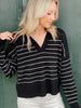 Layla Black Stripe Sweater