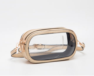 Mimi Oval Clear Crossbody