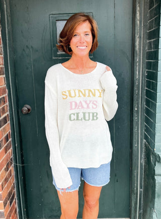 Hadley Ivory Sunny Days Sweater