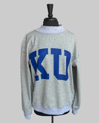 Maya Grey Kansas Mock Neck Sweatshirt