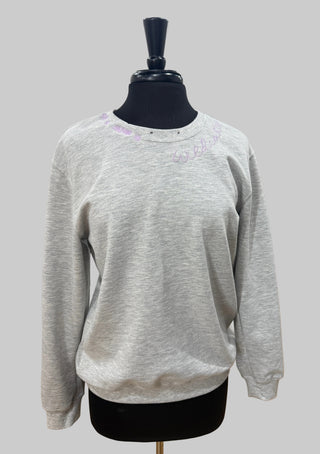 Marissa Grey Embroidered Wildcats Sweatshirt