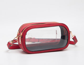 Mimi Oval Clear Crossbody