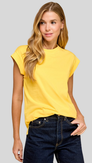 Maddie Yellow Tee