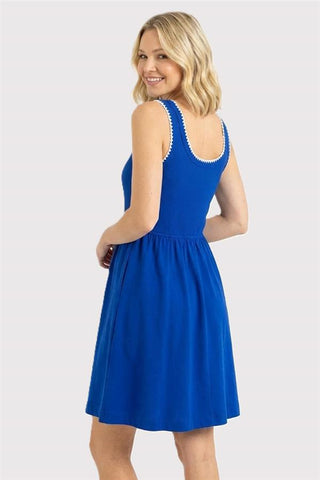 Summer Royal Blue Dress