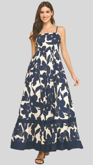 Faith Navy Floral Dress
