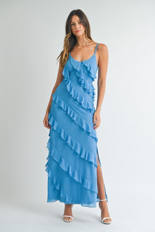 Rachel Aqua Dress