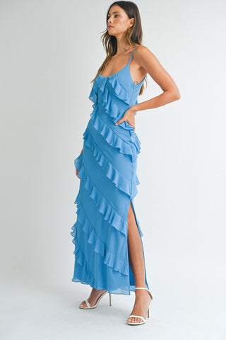 Rachel Aqua Dress
