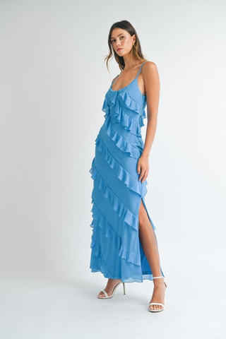 Rachel Aqua Dress