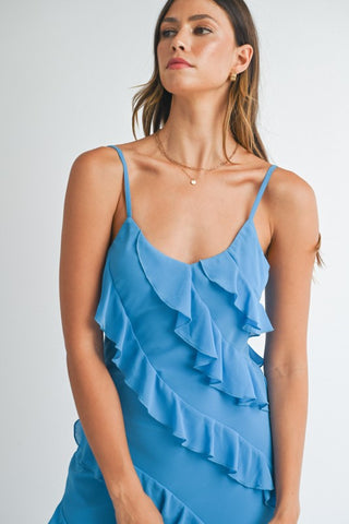 Rachel Aqua Dress