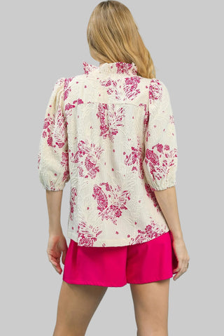 Collette Berry Print Top