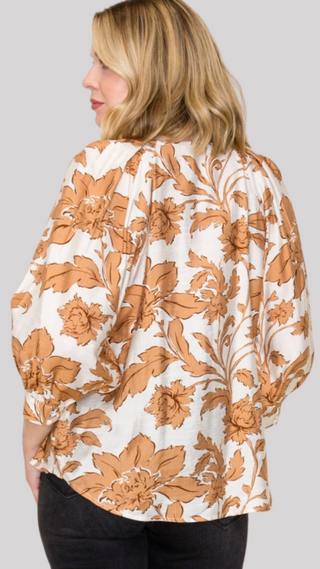 Tracey Carmel Print Top