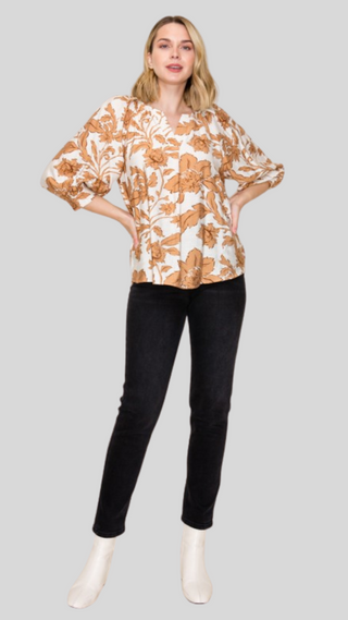 Tracey Carmel Print Top