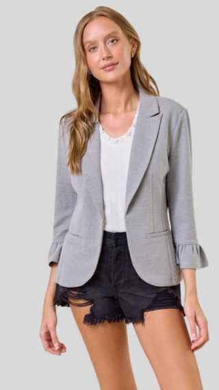 Juliet Light Grey Blazer