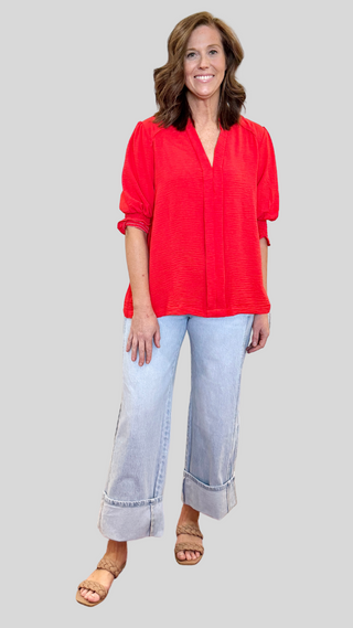 Elsie Red Top