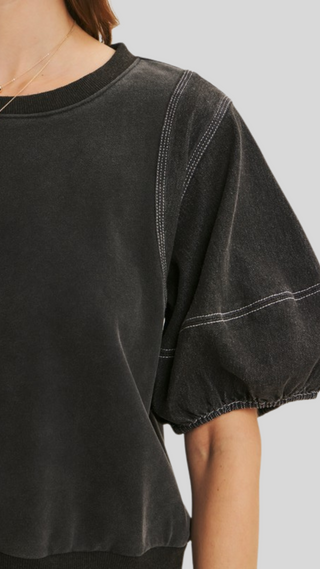 Maeve Vintage Black Top