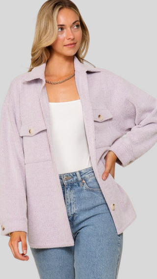 Harper Lavender Shacket