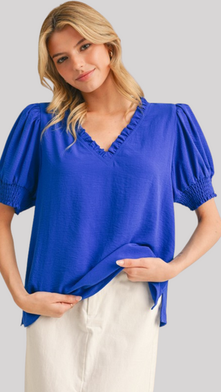 Betha Blue Top