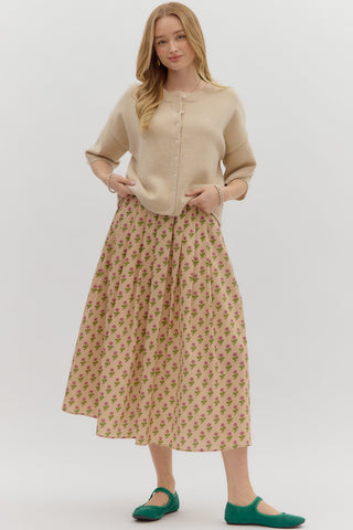 Mila Ecru Cardigan
