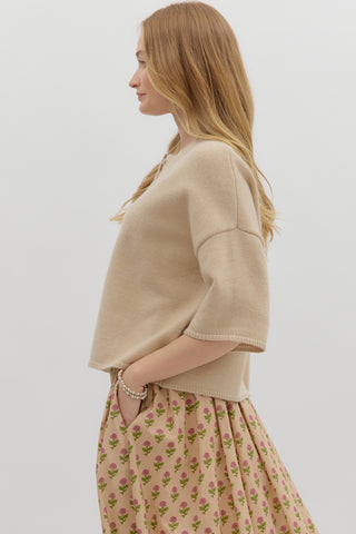 Mila Ecru Cardigan
