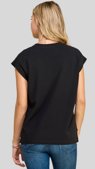 Madi Black Tee