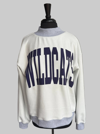 Maya Grey KSU Mock Neck Sweatshirt