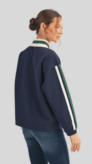 Selena Navy Pullover