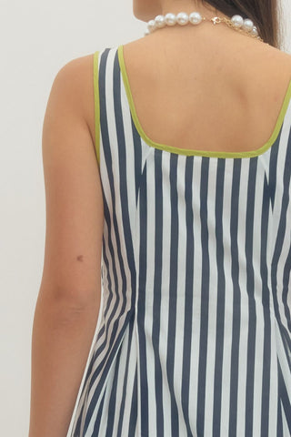 Allie Navy/Lime Dress