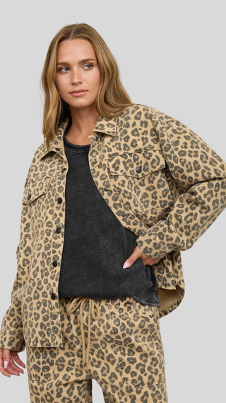 Piper Animal Print Shacket
