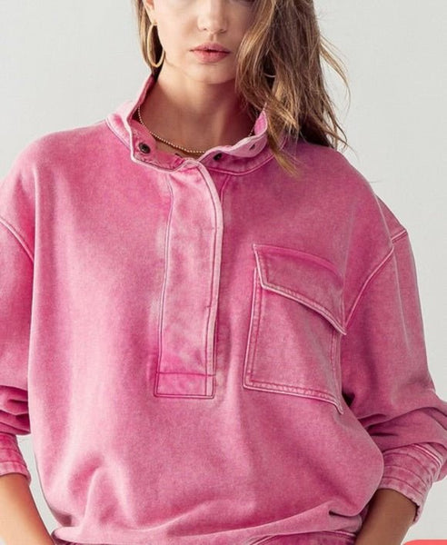 Adeline Pink Pullover - Shop Pink Suitcase