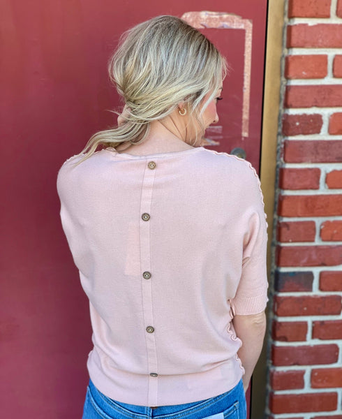 Ainsley Blush Sweater - Shop Pink Suitcase
