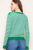 Christina Green/Ivory Sweater - Shop Pink Suitcase
