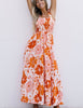 Lauren Orange Print Dress
