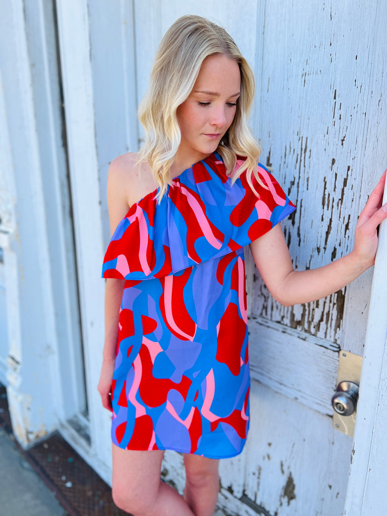 Madison Multi Print Dress